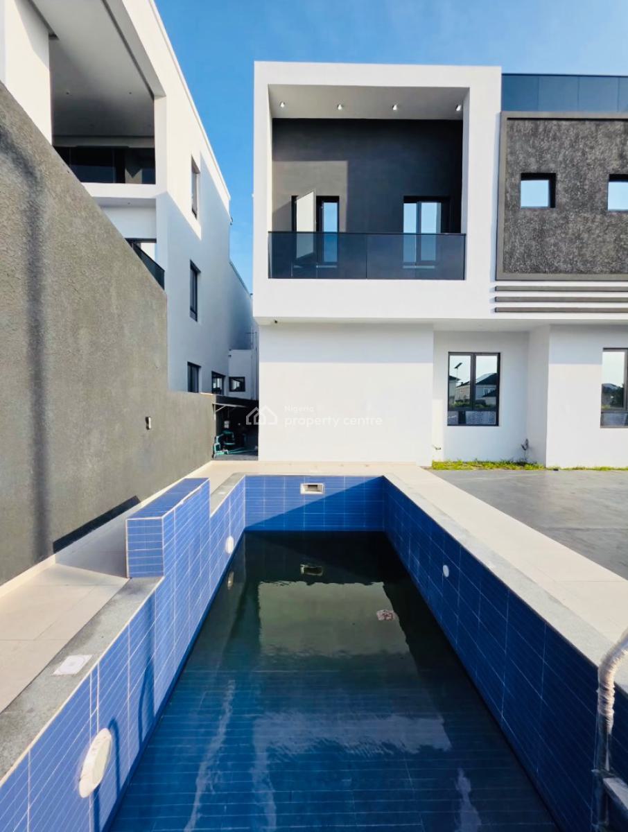 Prestigious 5 Bedroom Duplex with Cinema and Pool, Royal Garden Estate, Ajah, Lagos, Detached Duplex for Sale