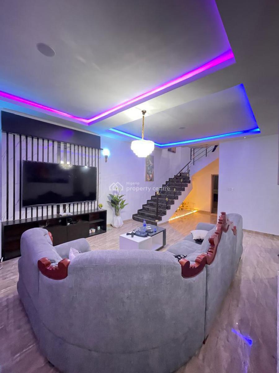 Fully Furnished 4 Bedroom Semi Detached Duplex with Bq, Orchid, Ikota, Lekki, Lagos, Semi-detached Duplex for Rent