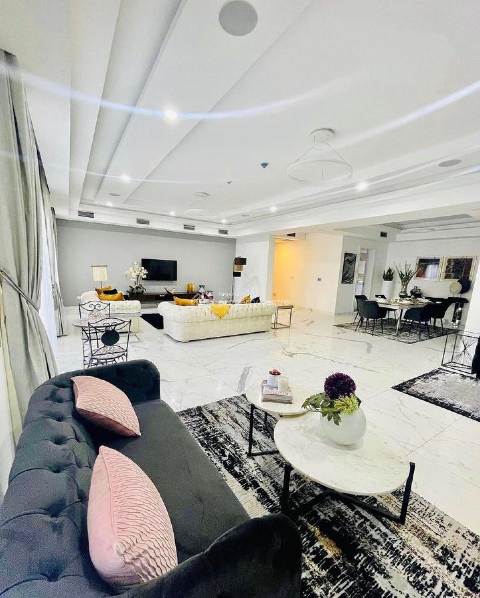 Brand New 3-bedroom Apartment with One (1) Bq, Swimming Pool and Gym, Ikoyi, Lagos, House for Rent
