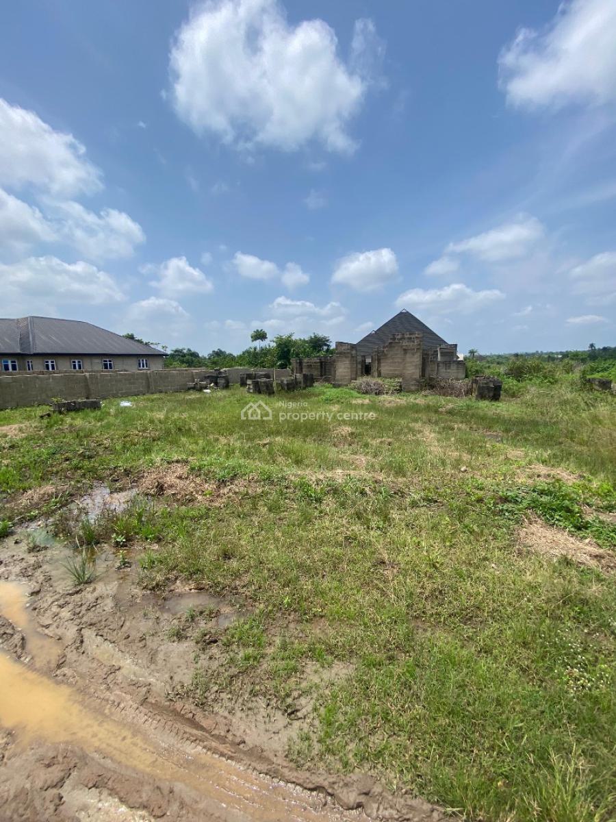 Uncompleted Building on a Plot of Land, Off Federal Secretariat, Alagbaka Extension, Akure, Ondo, Land for Sale