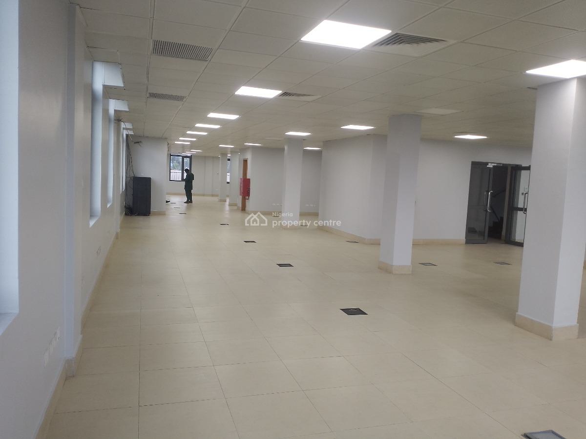 Serviced 500 Sqm Open Office Space, Ikeja Gra, Ikeja, Lagos, Office Space for Rent