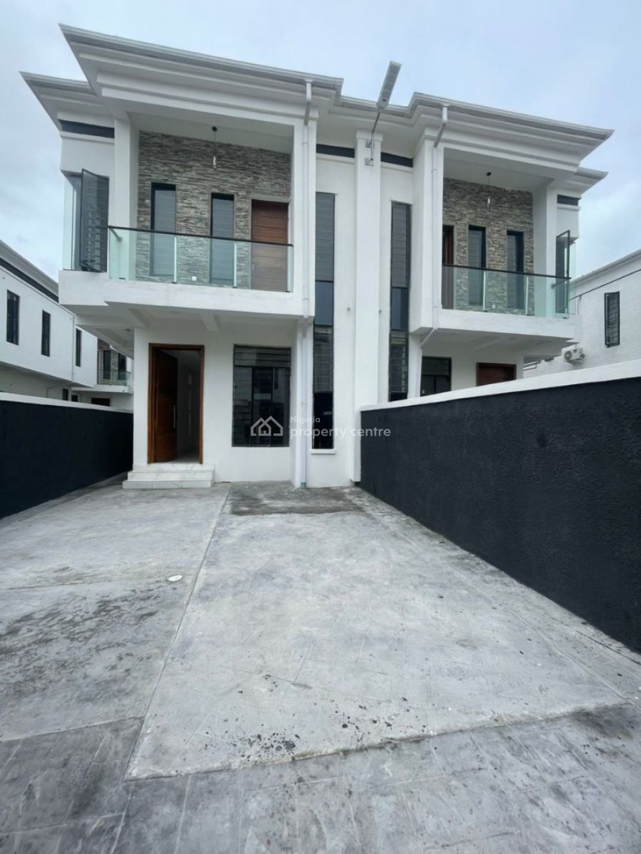 Luxury 4 Bedroom Duplex Terrace with Modern Facilities, Ikota, Lekki, Lagos, Semi-detached Duplex for Rent