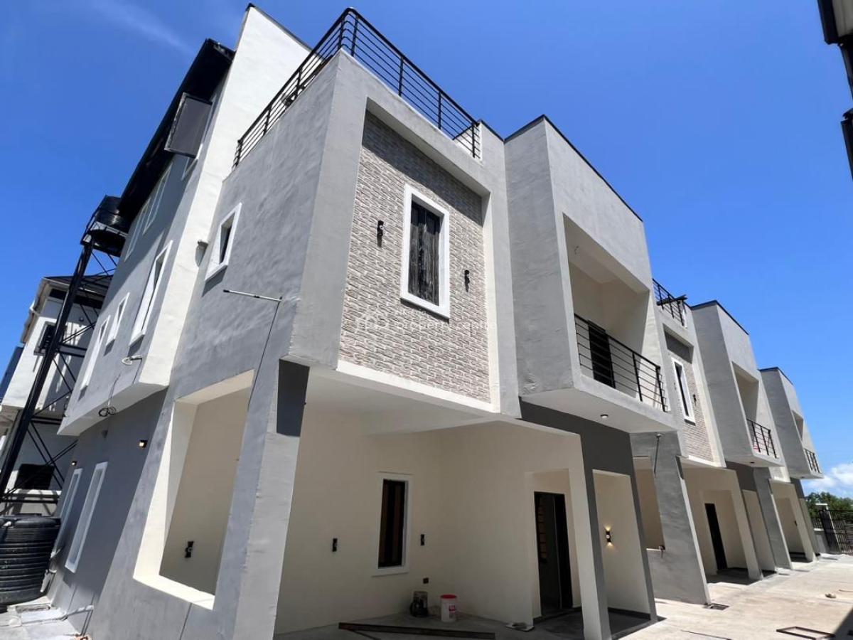 Brand New & Spacious 4 Bedroom Detached Duplex with Rooftop Terrace, Orchid Road, Lekki, Lagos, Detached Duplex for Rent