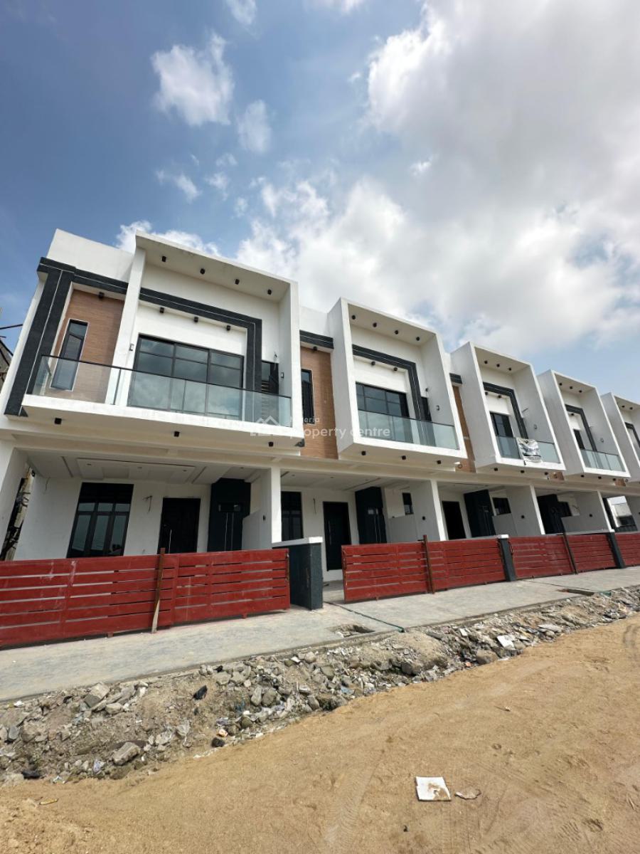 Self Compound Luxury 3- Bedroom Terrace Duplex, Ikota Extension, Ikota, Lekki, Lagos, Terraced Duplex for Sale