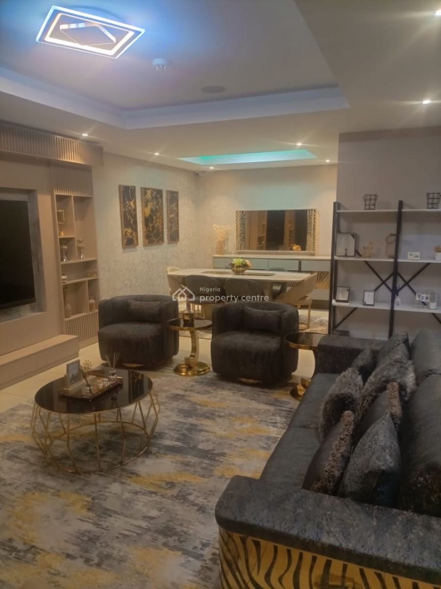 Fully Furnished & Serviced 4 Bedroom Terrace with Bq, Jabi, Jabi, Abuja, Terraced Duplex for Rent