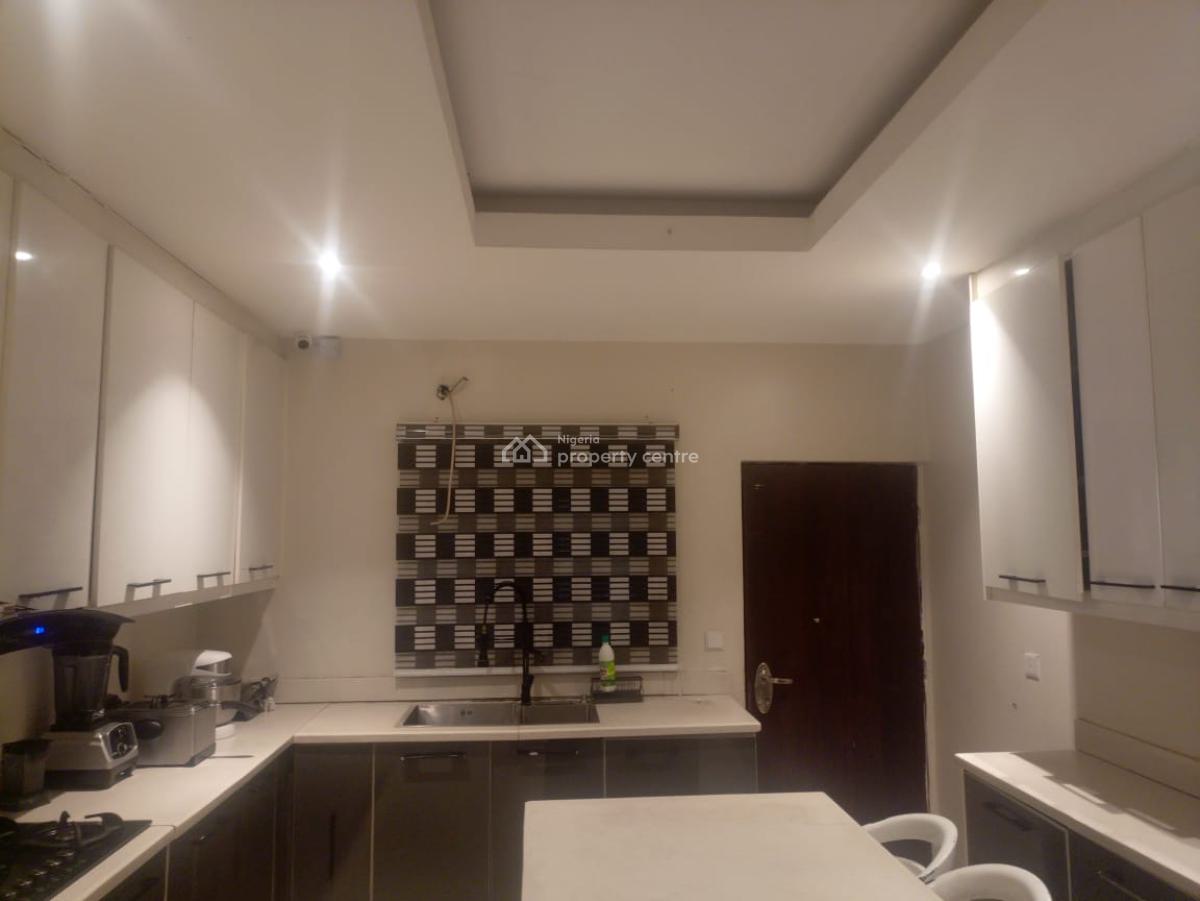 Fully Furnished & Serviced 4 Bedroom Terrace with Bq, Jabi, Jabi, Abuja, Terraced Duplex for Rent