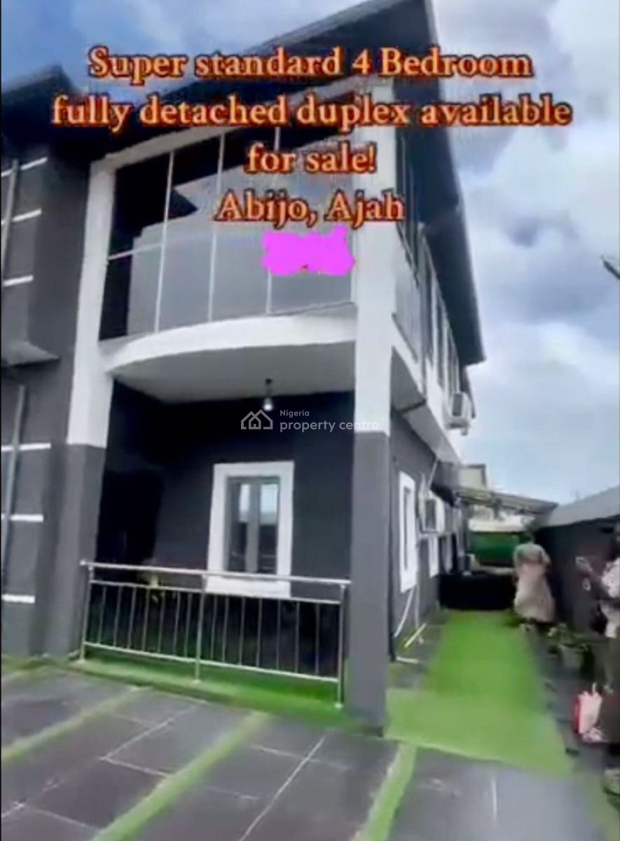 Spacious 4-bedroom Duplex, Eko Atete, Abijo, Lekki, Lagos, Detached Duplex for Sale