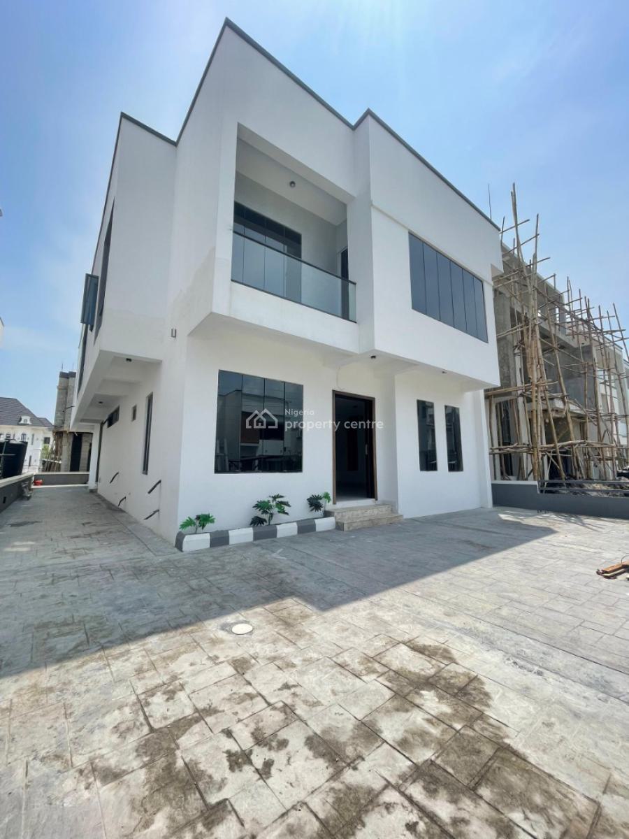 Contemporary 5-bedroom Detached Duplex with Bq, Office Space, Pool & C, Located at Lekki County, Lekki, Lagos, Detached Duplex for Sale