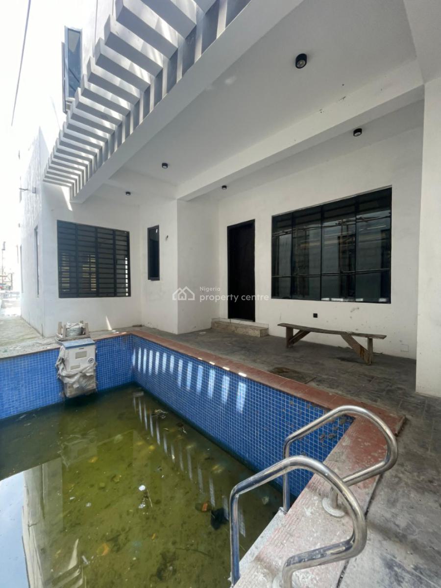 Contemporary 5-bedroom Detached Duplex with Bq, Office Space, Pool & C, Located at Lekki County, Lekki, Lagos, Detached Duplex for Sale