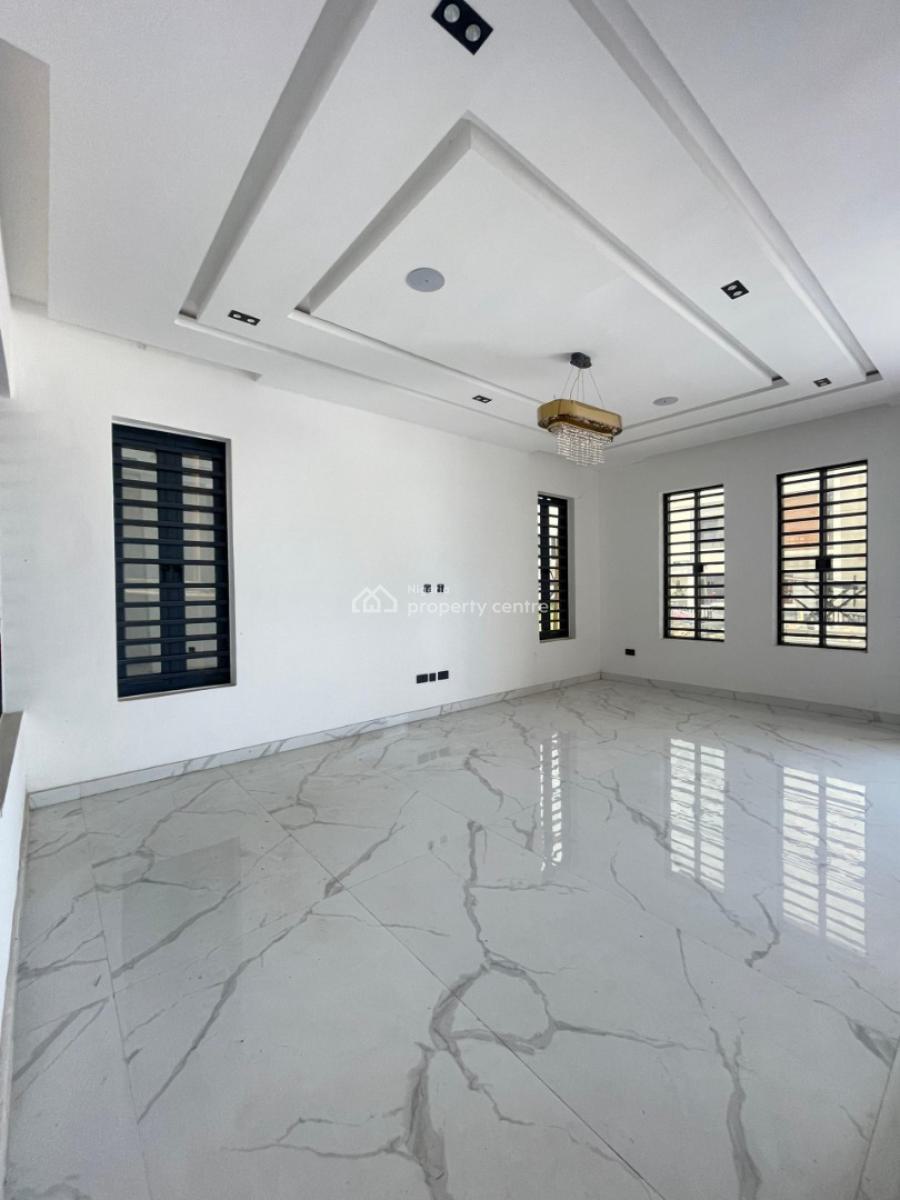 Contemporary 5-bedroom Detached Duplex with Bq, Office Space, Pool & C, Located at Lekki County, Lekki, Lagos, Detached Duplex for Sale