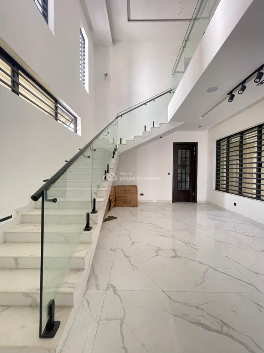 Contemporary 5-bedroom Detached Duplex with Bq, Office Space, Pool & C, Located at Lekki County, Lekki, Lagos, Detached Duplex for Sale