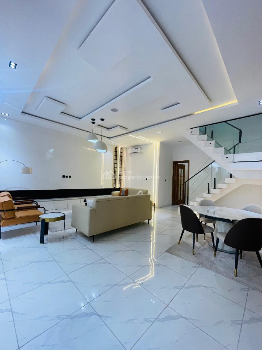 Uniquely Designed 5 Bedroom Furnished & Unfurnished Detached Luxury Home, Chevron, Lekki, Lagos, Detached Duplex for Sale