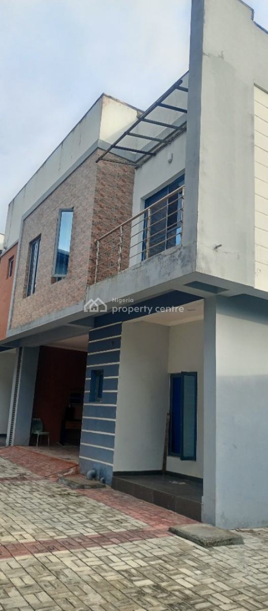 Luxury 3-bedroom Terrace Duplex with 24hrs Solar Light in an Estate, Sangotedo, Ajah, Lagos, Semi-detached Duplex for Rent