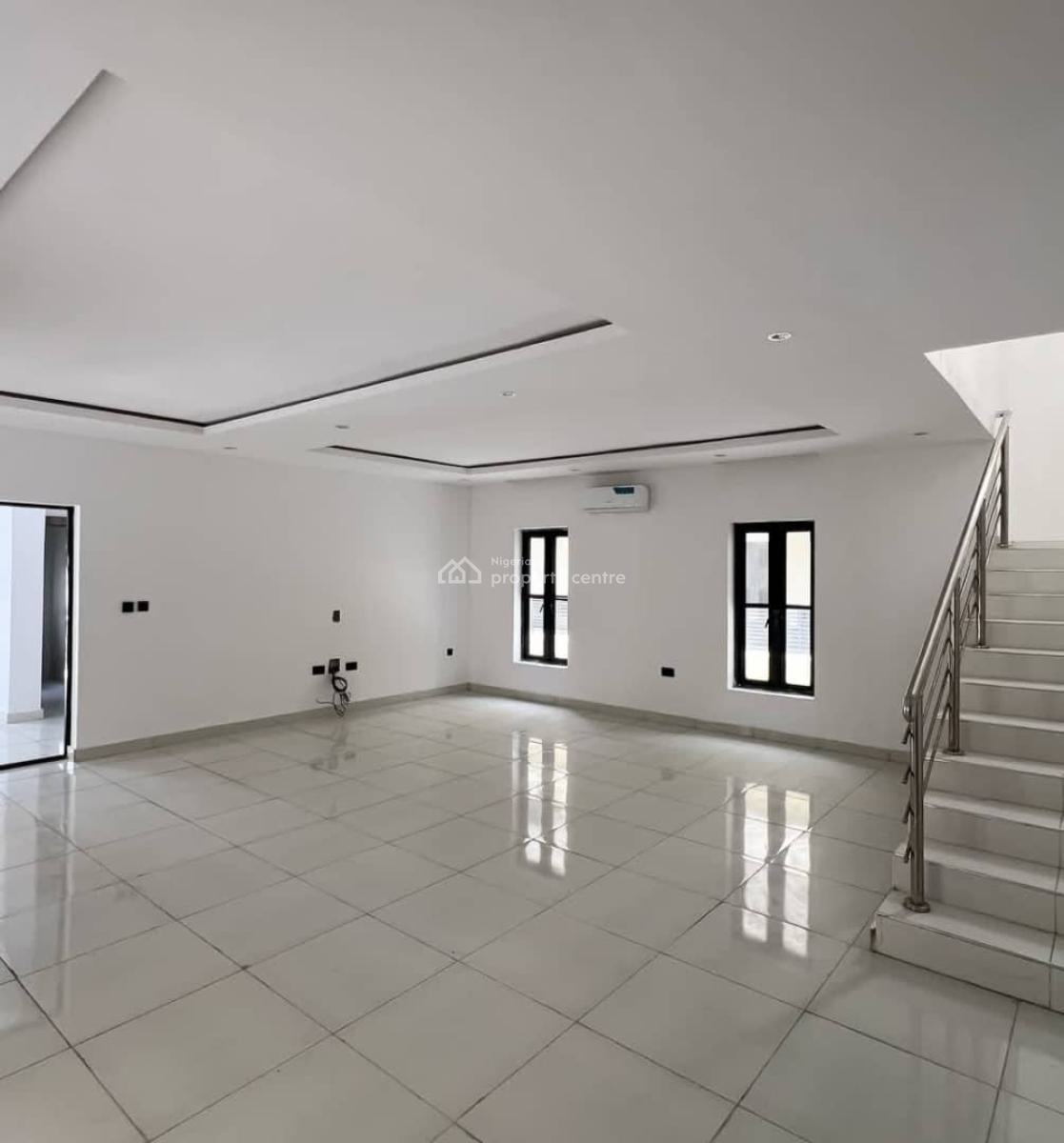 a Spacious Brand New 5 Bedroom Full Detached with Bq in a Sec, Chevron Lekki Lagos, Lekki, Lagos, Detached Duplex for Rent