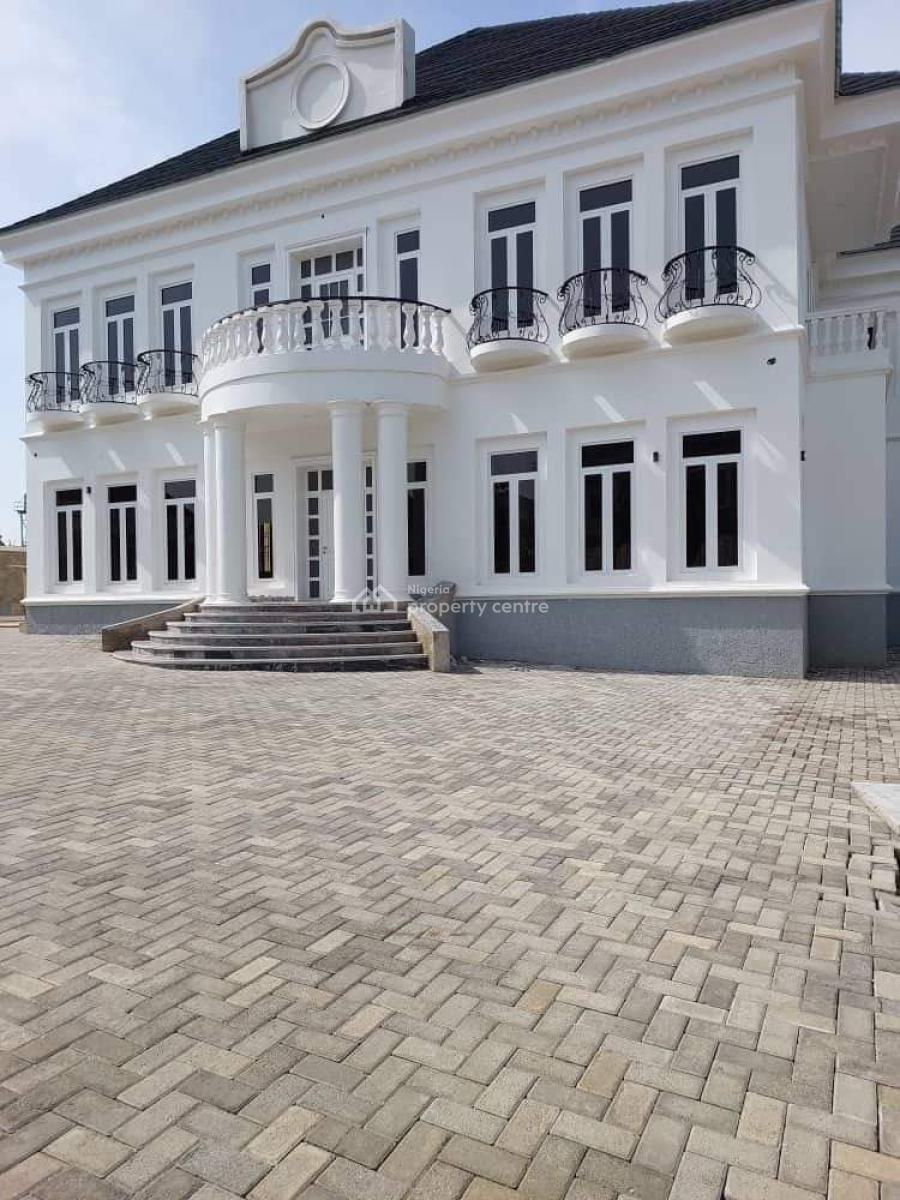 Well Built 8 Bedroom Mansion with Double Sitting Room, Bq, Elevator,, Guzape, Guzape District, Abuja, Detached Duplex for Sale