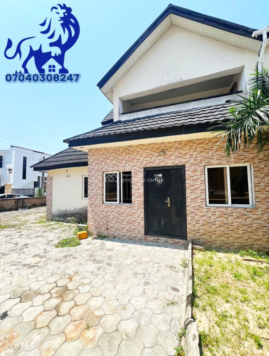 Great Value!! 4 Bedroom House with a Large Bq in a Prestigious Estate, Sangotedo, Ajah, Lagos, Semi-detached Bungalow for Sale