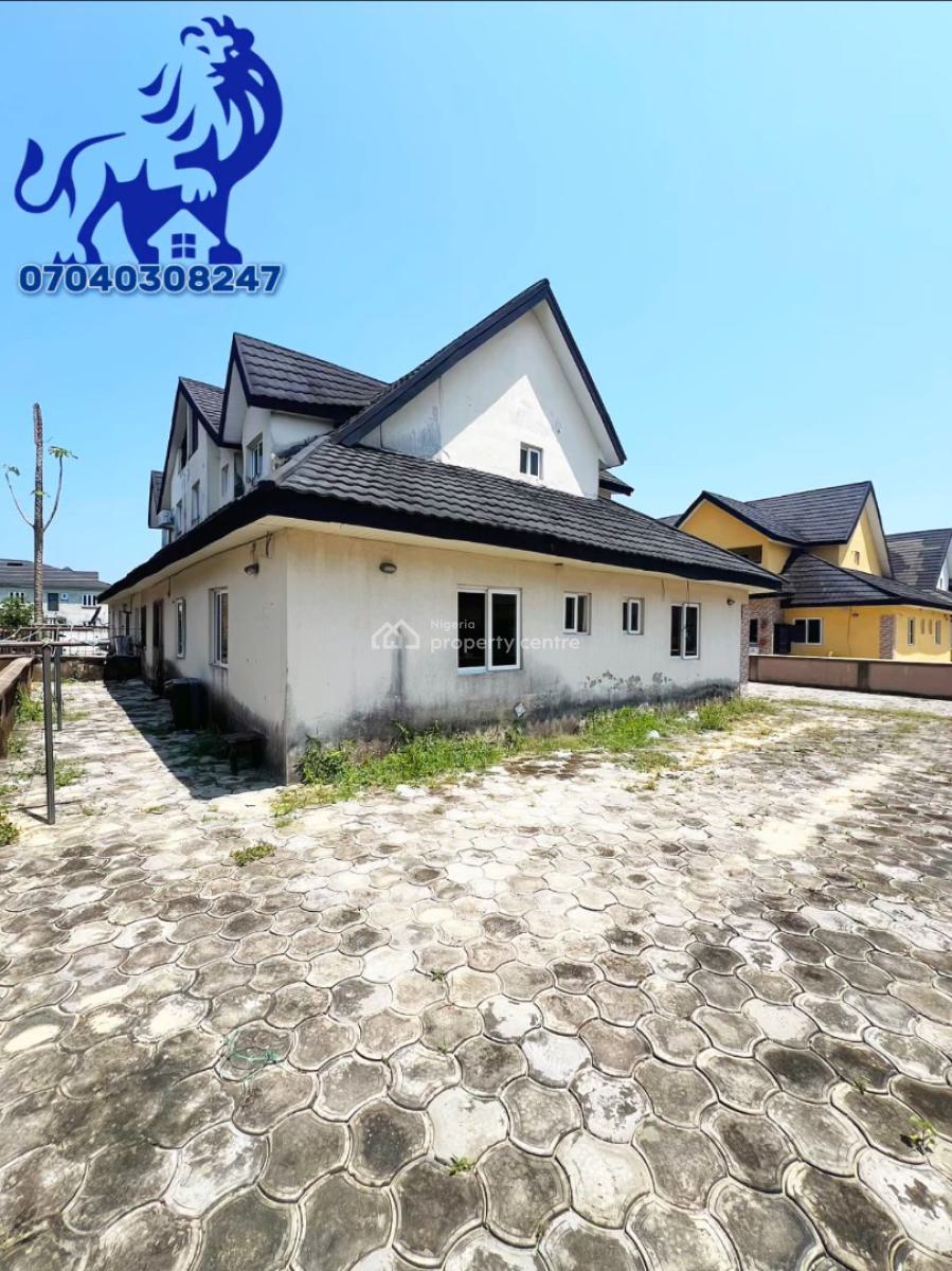Great Value!! 4 Bedroom House with a Large Bq in a Prestigious Estate, Sangotedo, Ajah, Lagos, Semi-detached Bungalow for Sale