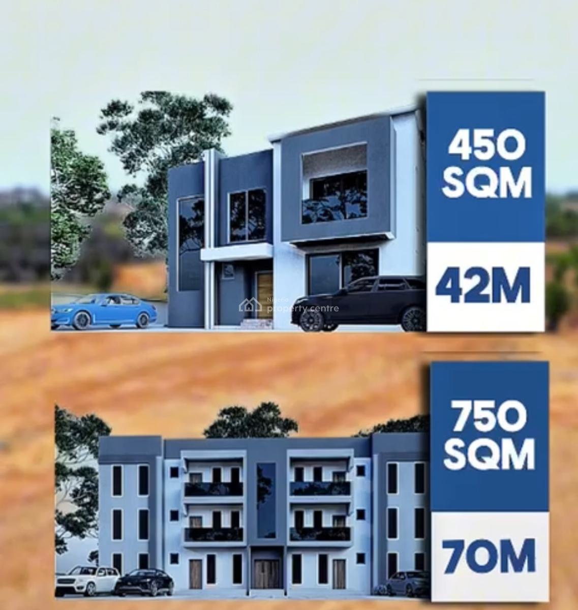 Plots to Serve 6 Units of 3 Bedroom Apartment, Solaris Court, Life Camp, Abuja, Residential Land for Sale