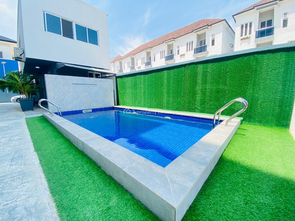 Newly Built 4 Bedroom Pent House with Bq, Lounge & Swimming Pool, Chisco, Ikate, Lekki, Lagos, Block of Flats for Sale