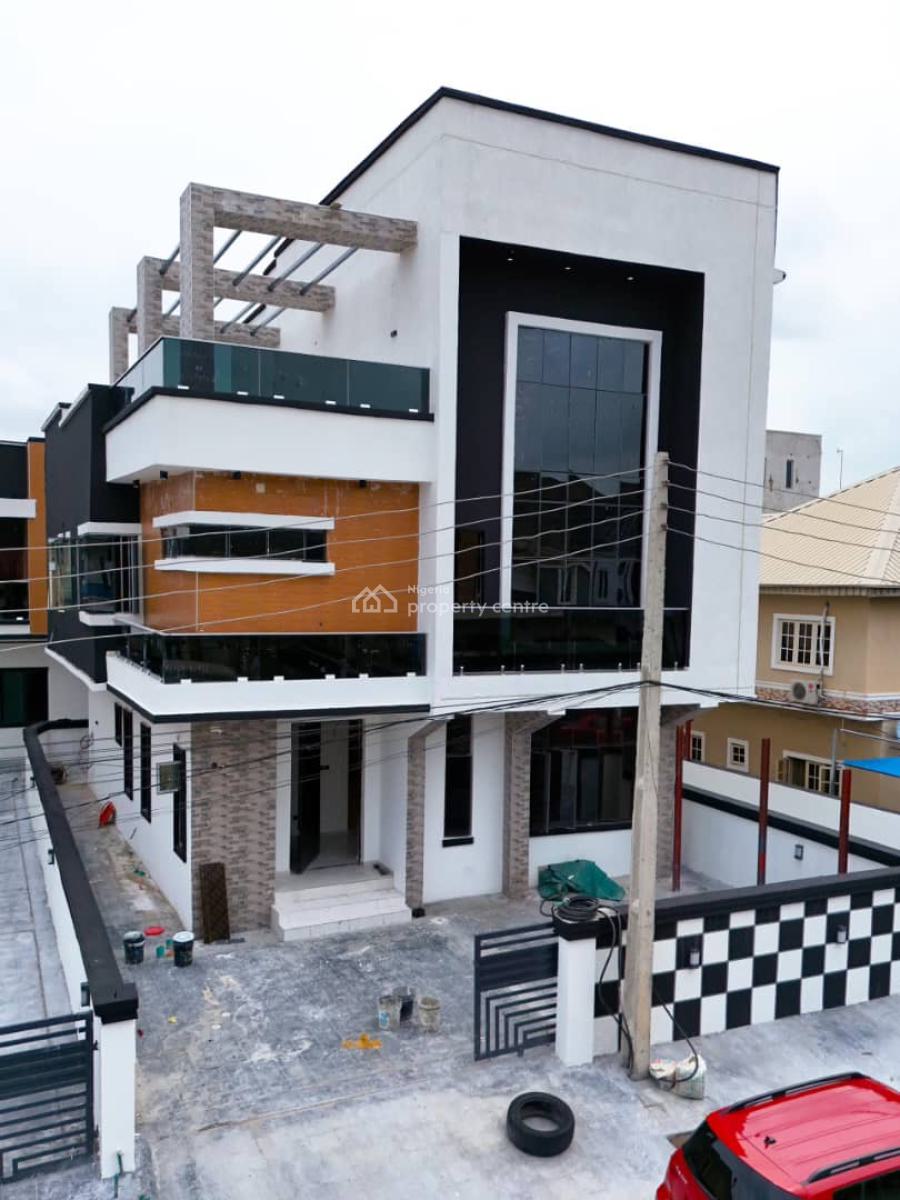 5 Bedroom Fully Detached with 2 Master Bedroom & a Bq, Chevron Estate, Lekki, Lagos, House for Sale