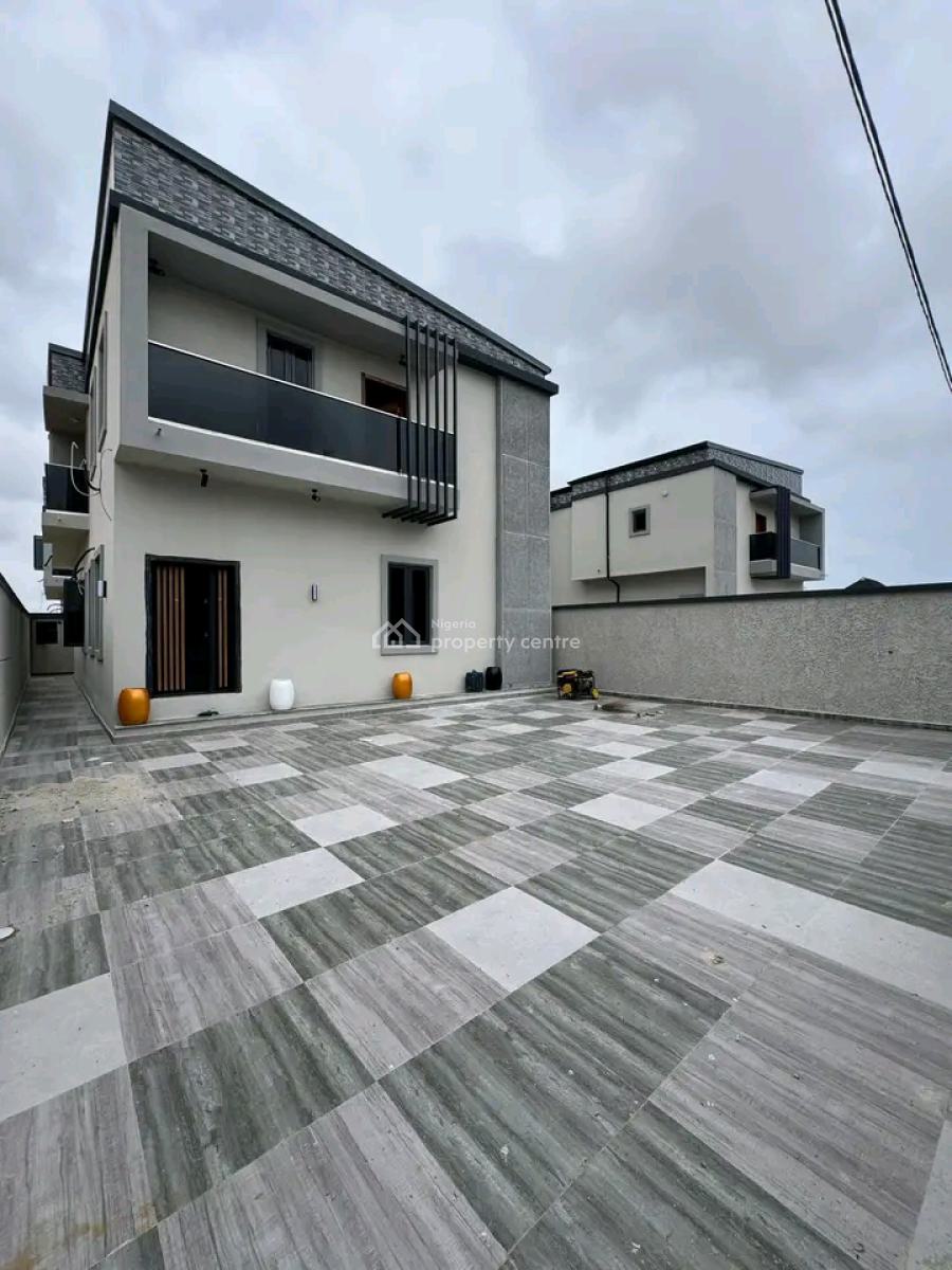 Unique 4  Bedroom Detached Duplex with Bq and a Pool, Abraham Adesanya, Ajah, Lagos, Detached Duplex for Sale