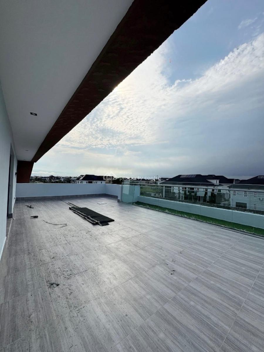 Smart 5 Bedroom Duplex with Pool, Cinema Rooftop Terrace Bq, Royal Garden Estate, Ajah, Lagos, Detached Duplex for Sale