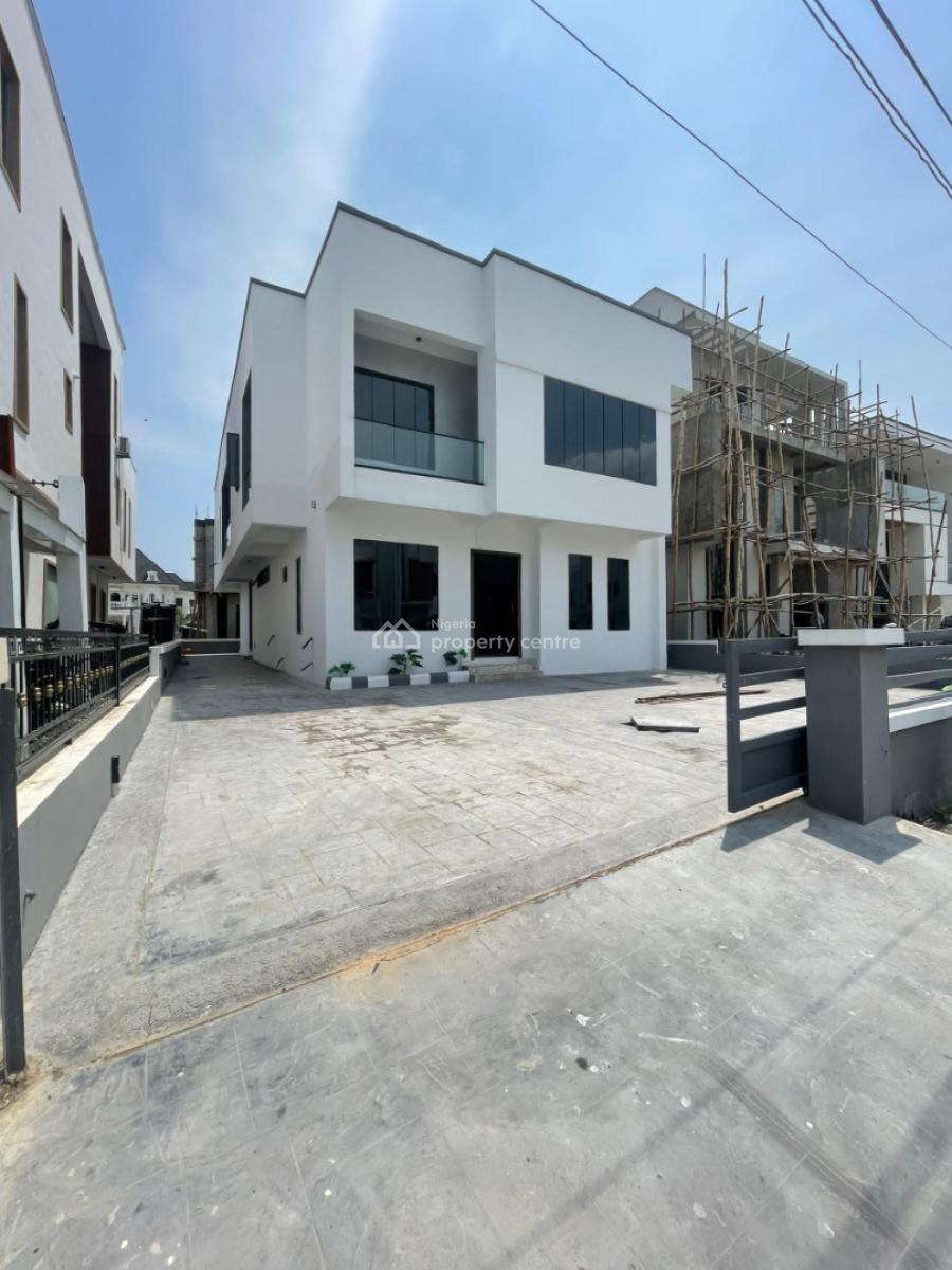 Contemporary 5 Bedroom Detached Duplex with Bq,office Space,pool & Cin, Exclusive 5 Bedroom Detached Duplex with Bq,office Space, Pool & Cinem, Ikota, Lekki, Lagos, Detached Duplex for Sale