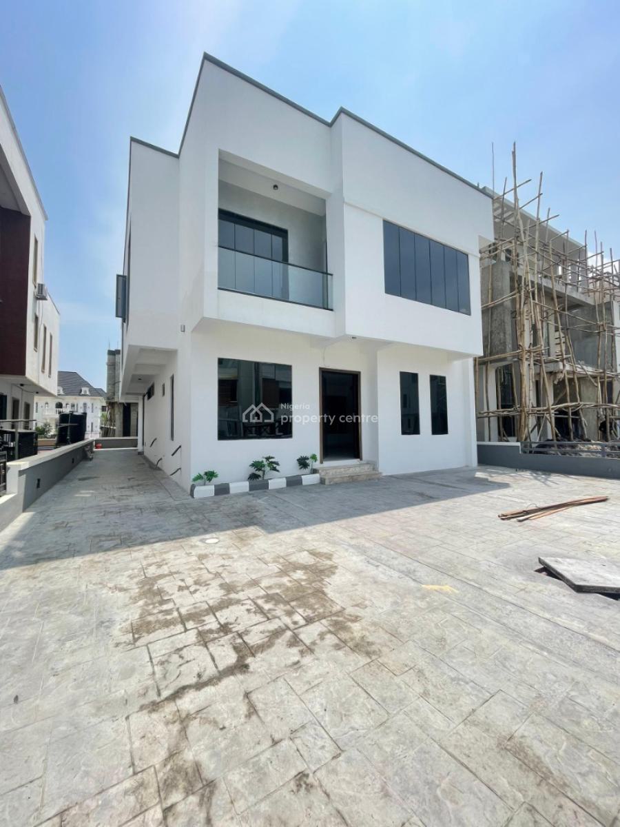 Contemporary 5 Bedroom Detached Duplex with Bq,office Space,pool & Cin, Exclusive 5 Bedroom Detached Duplex with Bq,office Space, Pool & Cinem, Ikota, Lekki, Lagos, Detached Duplex for Sale