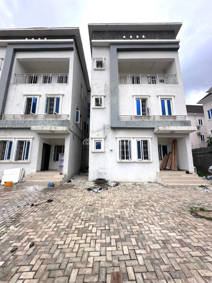Well Finished 4bedroom Terrace Duplex with Bq, Lifecamp, Life Camp, Abuja, Terraced Duplex for Rent