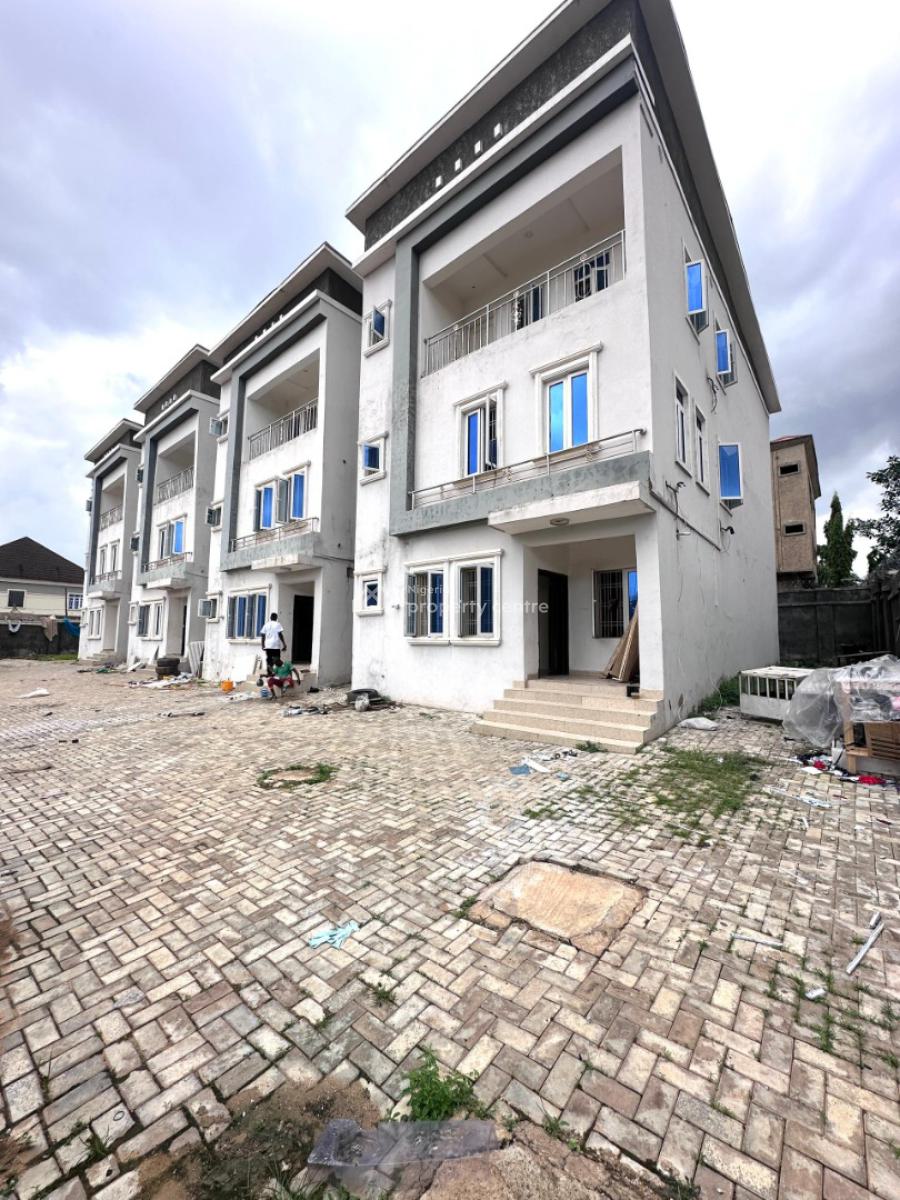 Well Finished 4bedroom Terrace Duplex with Bq, Lifecamp, Life Camp, Abuja, Terraced Duplex for Rent