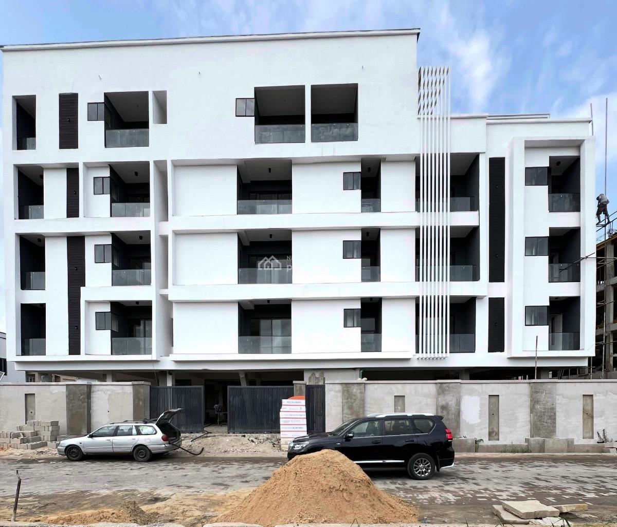 Newly Built 2-bedroom Apartment with an Elevator and Swimming Pool, a Perfect Investment Opportunity, Ikate, Ikate, Lekki, Lagos, Block of Flats for Sale