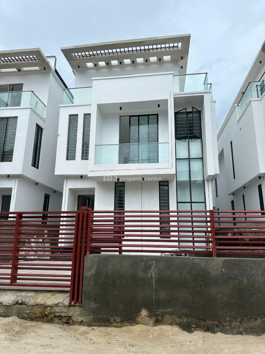 Gigantic 5-bedroom  Fully Detached Duplex with Swimming Pool, Bq, Perfect Home for Your Family, Chevron, Lekki, Lagos, Detached Duplex for Sale