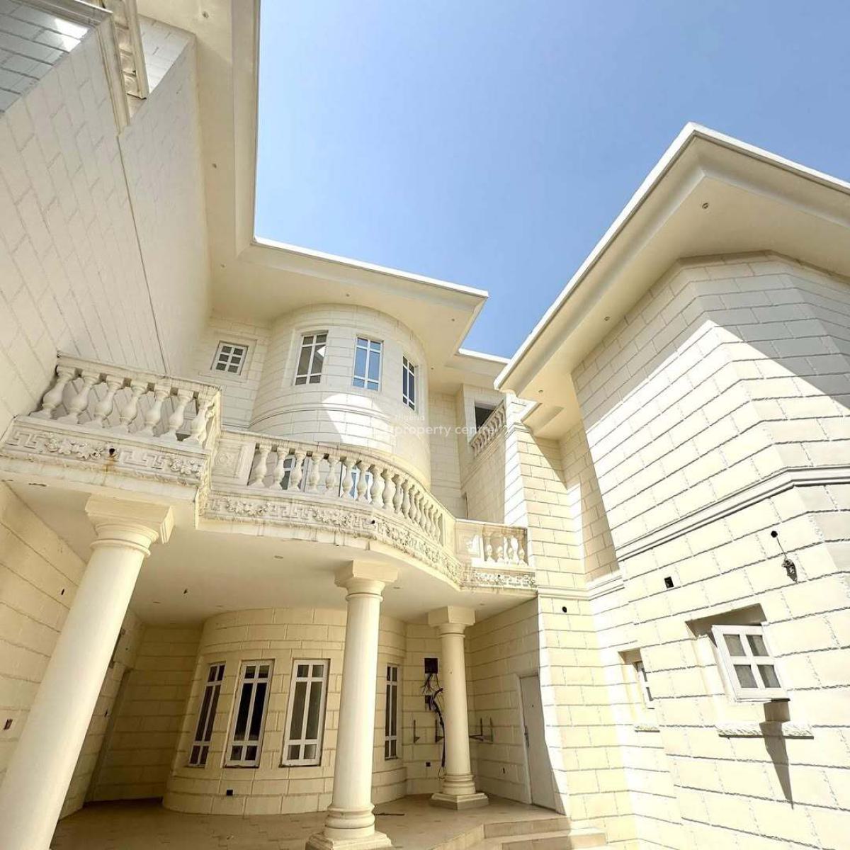 Solidly Built 8 Bedroom Fully Detached Duplex with 2 Rooms Guest Chale, Katampe Extension, Katampe, Abuja, Detached Duplex for Sale