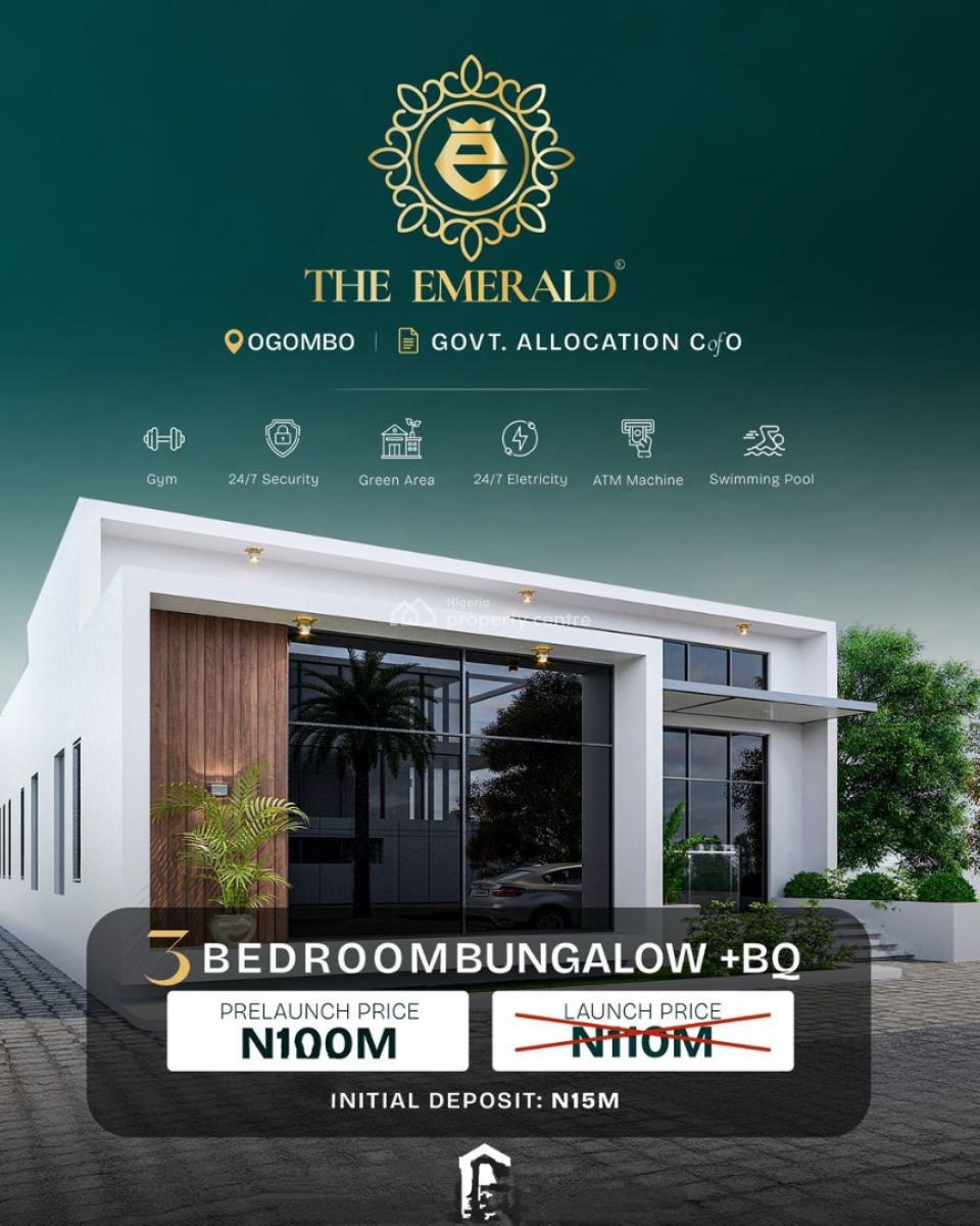 Newly Built 3 Bedroom Detached Bungalow with Bq on a Payment Plan, Off Abraham Adesanya, Ogombo, Ajah, Lagos, Detached Bungalow for Sale
