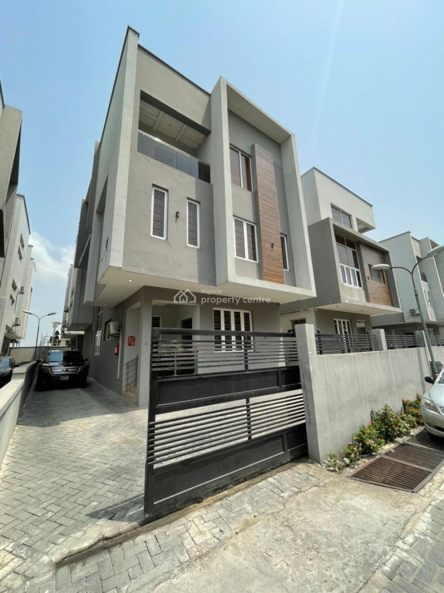 Luxurious 5 Bedroom Semi Detached Duplex, Located in a Serene Environment with a Bq, Pool and Gym Fully Serviced, Ikate, Lekki, Lagos, House for Sale