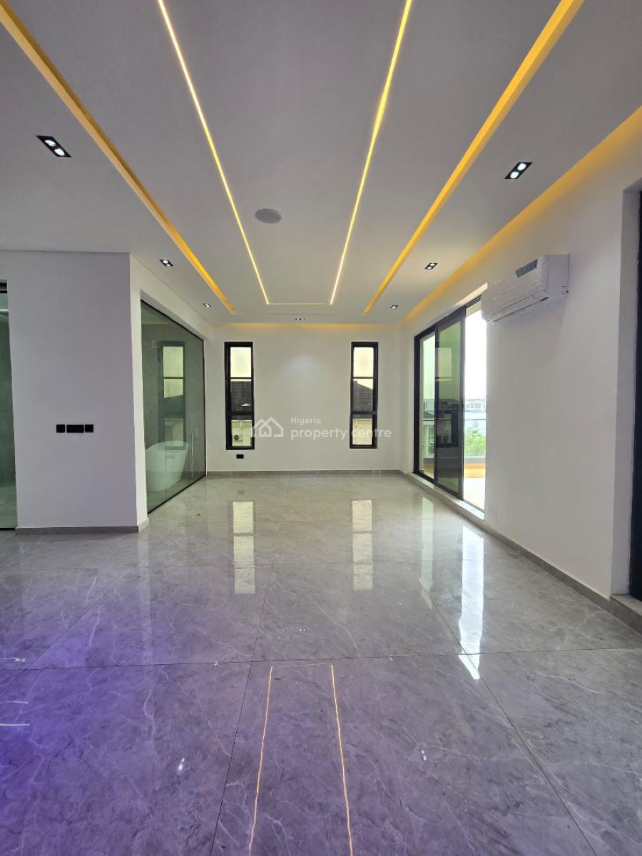 Exquisite 5 Bedroom Semi Detached Duplex with a Rooftop Terrace, Located Within a Secured Estate Has a Pool, Bq,cinema, Ikate, Lekki, Lagos, House for Sale