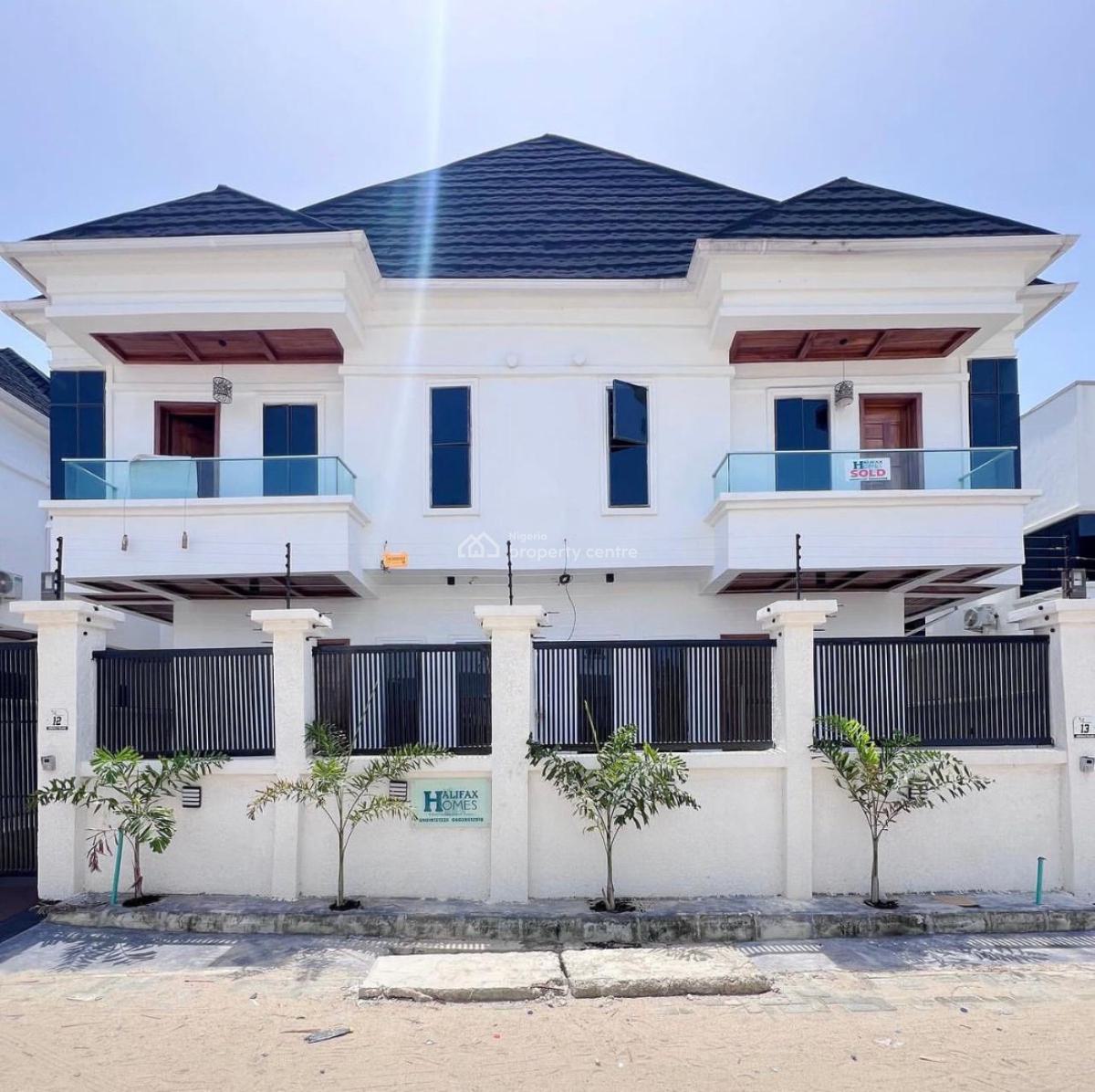 Newly Built 4 Bedroom Semi Detached Duplex, Ikota, Lekki, Lagos, Semi-detached Duplex for Sale