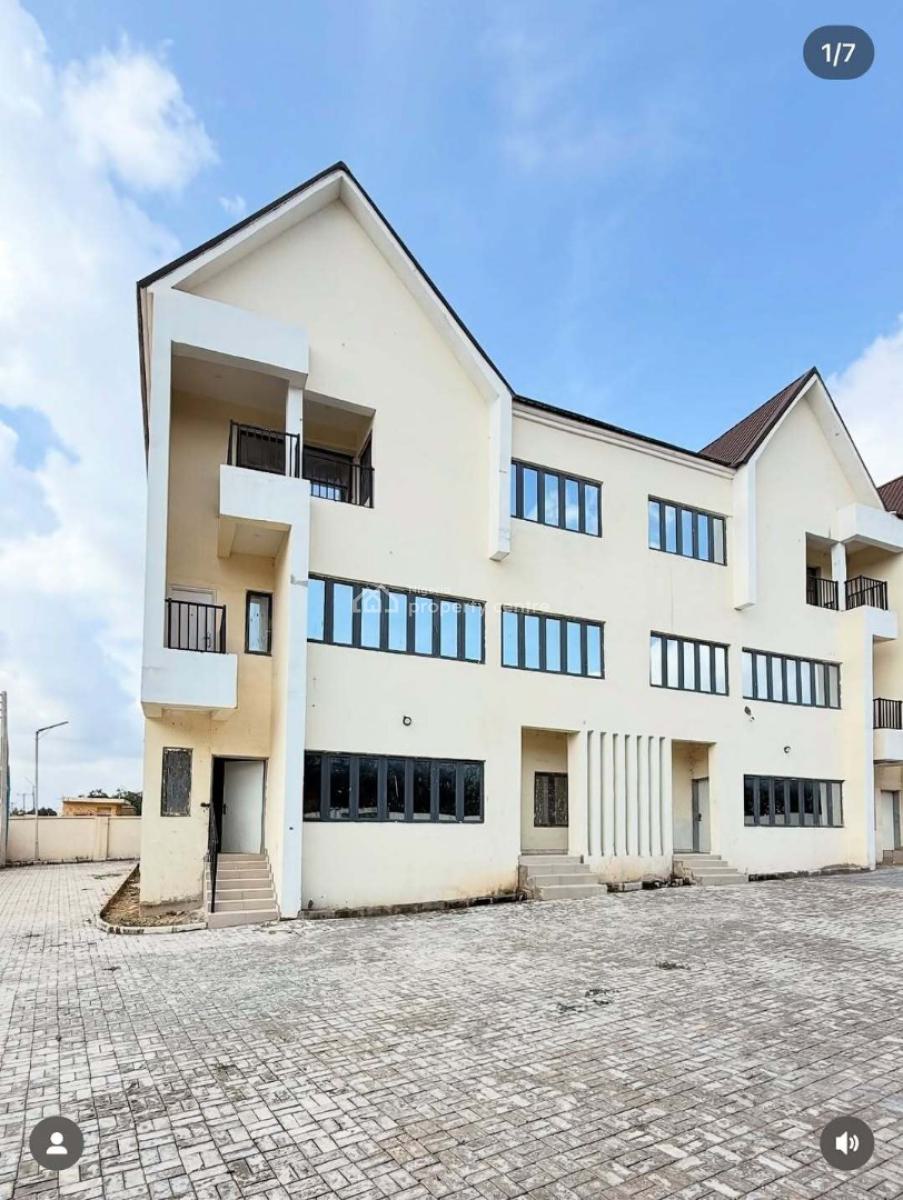 Newly Built 4 Bedrooms Terrace Duplex with a Bq, Jabi, Abuja, Terraced Duplex for Rent