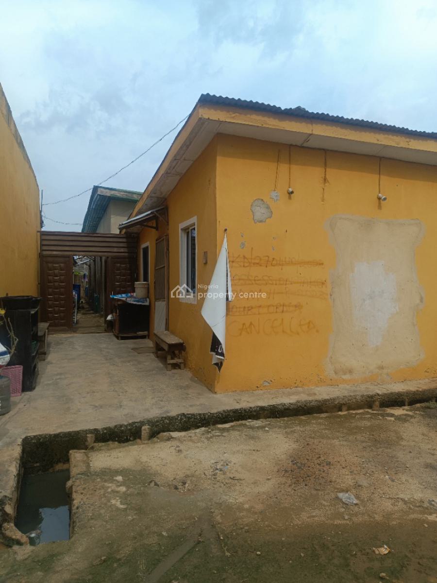 2 Bedroom Flat with 3 Units of Room and Parlour Self Contain, Ikpakodo, Ebute, Ikorodu, Lagos, Detached Bungalow for Sale