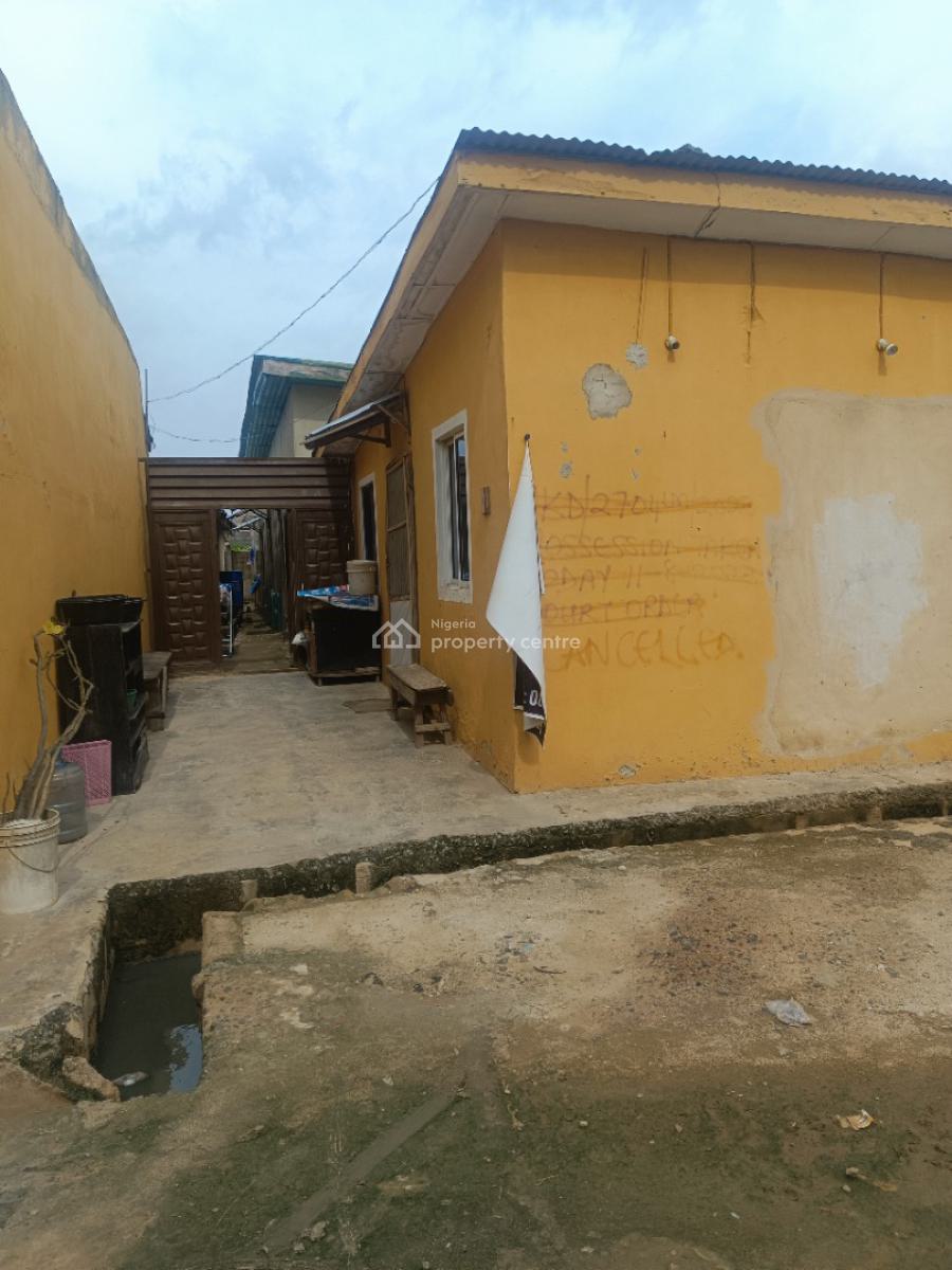 2 Bedroom Flat with 3 Units of Room and Parlour Self Contain, Ikpakodo, Ebute, Ikorodu, Lagos, Detached Bungalow for Sale