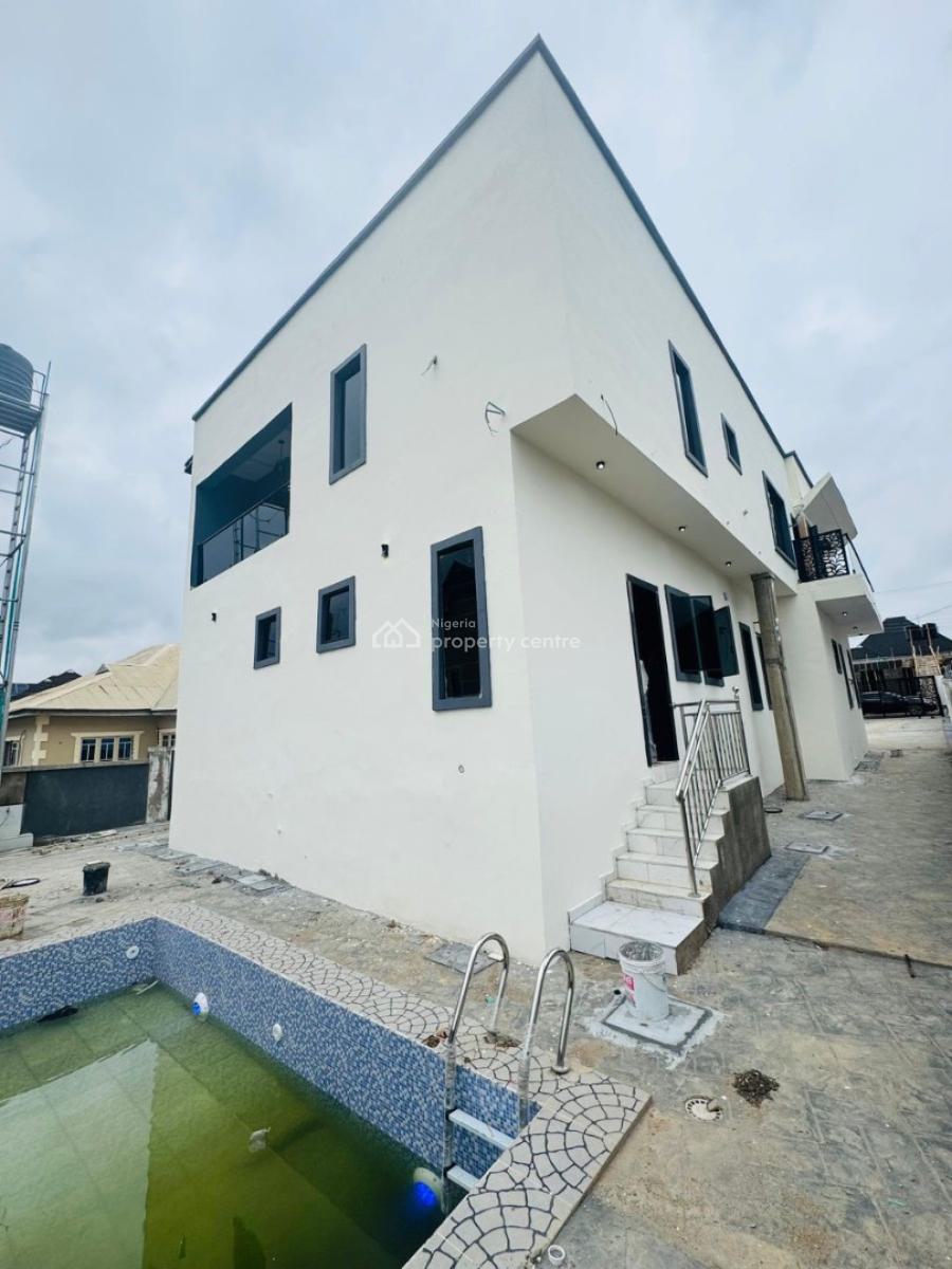a Newly Built Luxury 4-bedroom Duplex + Bq with Pool, Akobo, Ibadan, Oyo, Detached Duplex for Sale