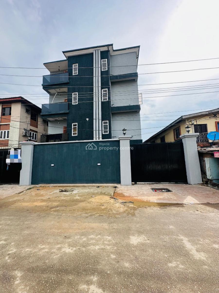 Newly Built Modern 2 Bedroom Apartment in a Decent Area, for Living Or Investment, Secure, Peaceful, and Easily Accessible in, Ikeja, Lagos, Block of Flats for Sale