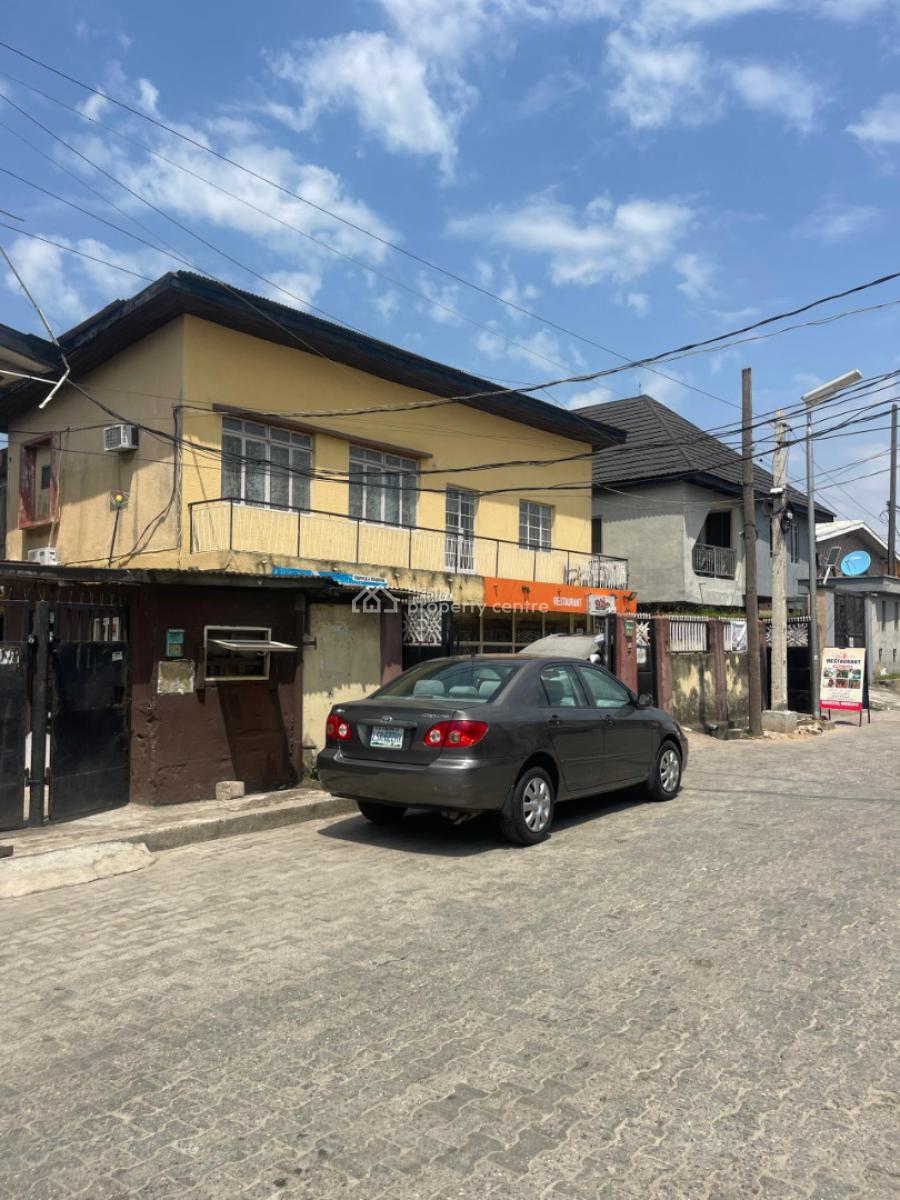 Buy and Renovate 6 Bed with 2 Bq and 2 Shops Suitable for Commercial, Adelabu, Surulere, Lagos, Detached Bungalow for Sale