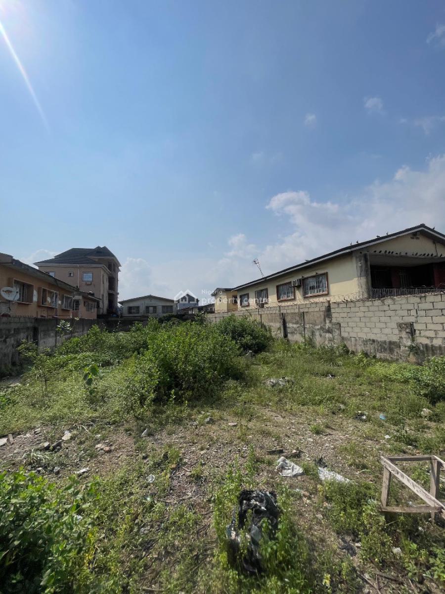 an Empty Full Plot of Land in a Perfect Neighborhood, Off Adelabu, Adelabu, Surulere, Lagos, Residential Land for Sale