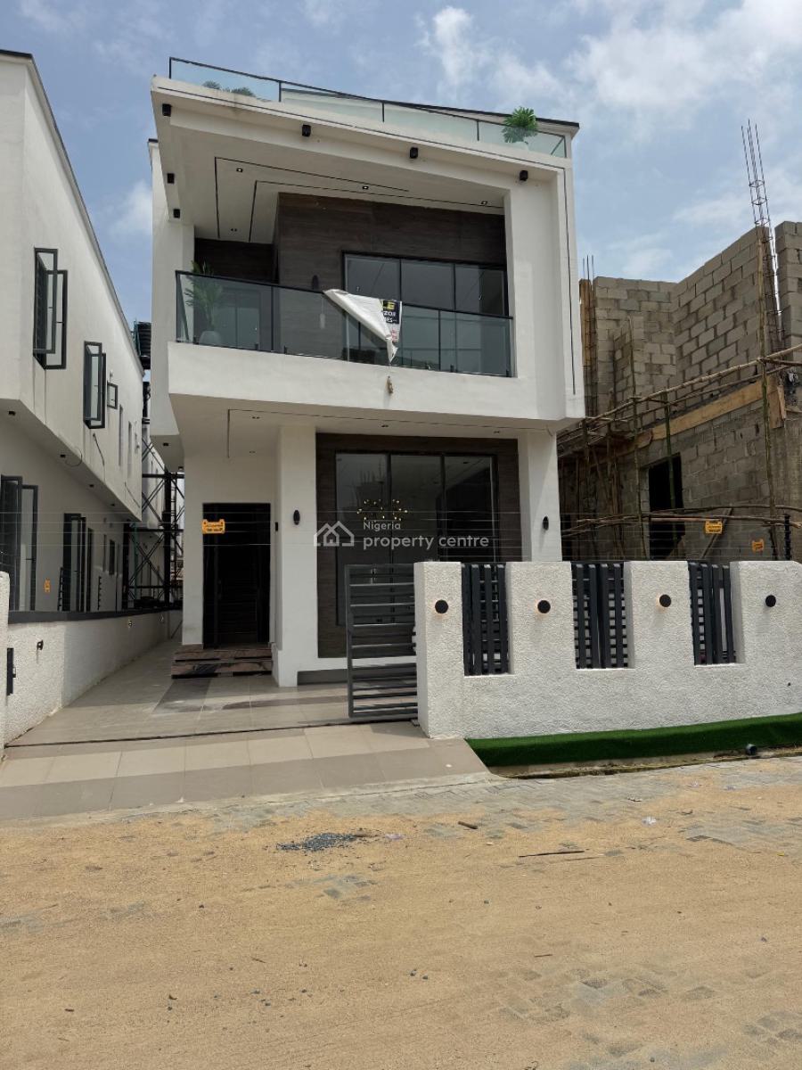Contemporary 4 Bedroom Detached Duplex with Bq, Ajah, Lagos, Detached Duplex for Sale