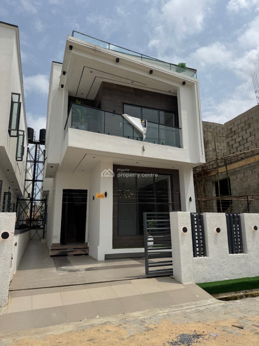 Contemporary 4 Bedroom Detached Duplex with Bq, Ajah, Lagos, Detached Duplex for Sale