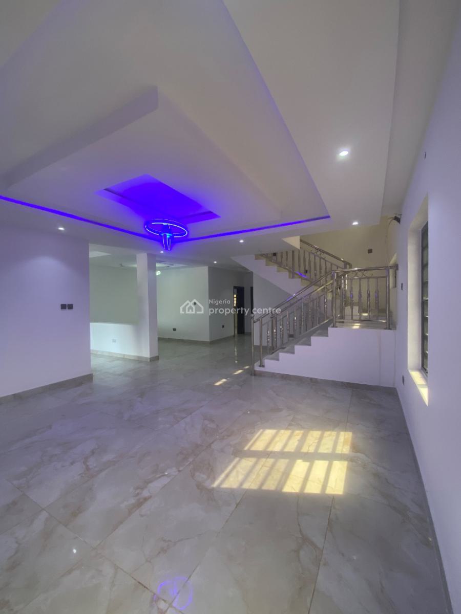 Spacious Newly Built 5bedroom with 2rooms Bq, Abraham Adesanya Area in a Gated Estate, Ajah, Lagos, Semi-detached Duplex for Sale