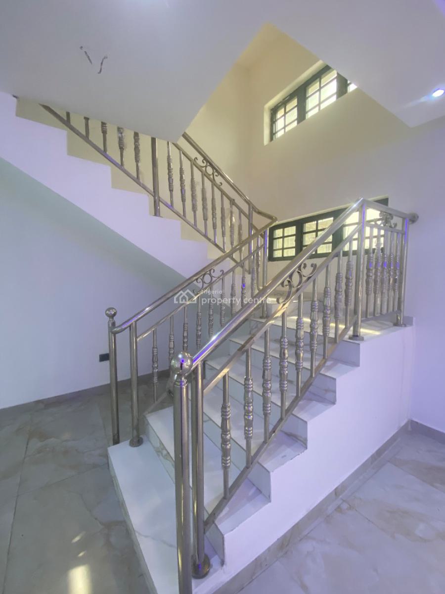 Spacious Newly Built 5bedroom with 2rooms Bq, Abraham Adesanya Area in a Gated Estate, Ajah, Lagos, Semi-detached Duplex for Sale