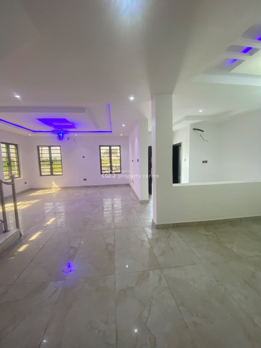 Spacious Newly Built 5bedroom with 2rooms Bq, Abraham Adesanya Area in a Gated Estate, Ajah, Lagos, Semi-detached Duplex for Sale