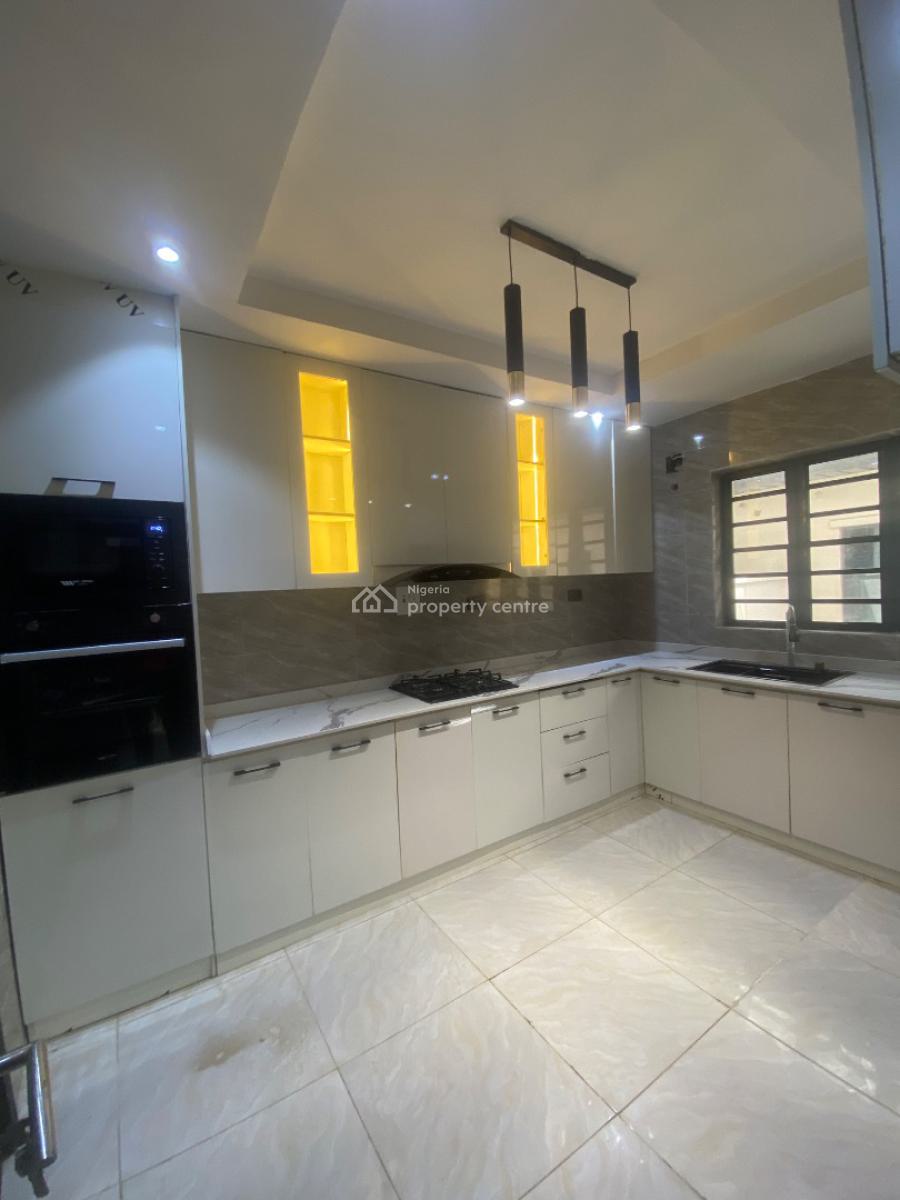 Spacious Newly Built 5bedroom with 2rooms Bq, Abraham Adesanya Area in a Gated Estate, Ajah, Lagos, Semi-detached Duplex for Sale